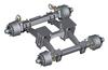 Parabolic spring loaded tandem axles Parabolic spring loaded tandem axles