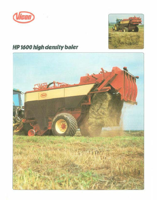 Old brochure baler